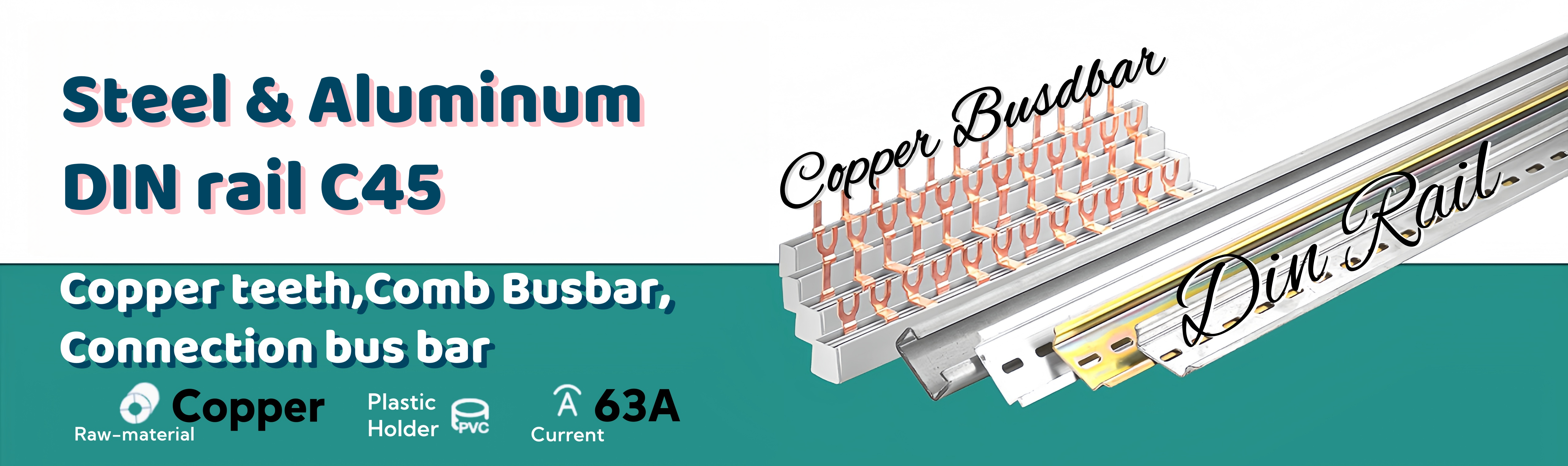 DIN Rail/Copper busbar