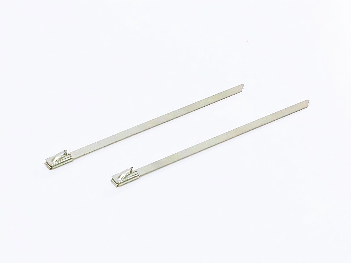 PUWEI 7.9*200mm 304 Stainless Steel ball lock metal cable zip Ties